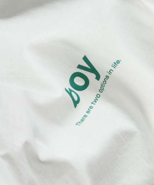 &. NOSTALGIA(アンドドットノスタルジア)の「【ZOZO限定】boyロゴTシャツ(Tシャツ/カットソー・レディース・ブラック/グリーン・FREE)」の11枚目の写真