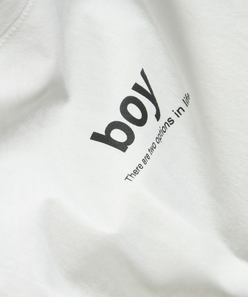 &. NOSTALGIA(アンドドットノスタルジア)の「【ZOZO限定】boyロゴTシャツ(Tシャツ/カットソー・レディース・ブラック/グリーン・FREE)」の20枚目の写真
