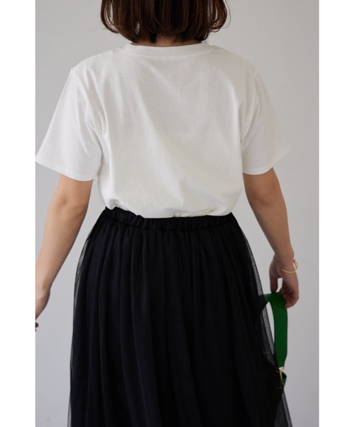 &. NOSTALGIA(アンドドットノスタルジア)の「【ZOZO限定】boyロゴTシャツ(Tシャツ/カットソー・レディース・ブラック/グリーン・FREE)」の5枚目の写真
