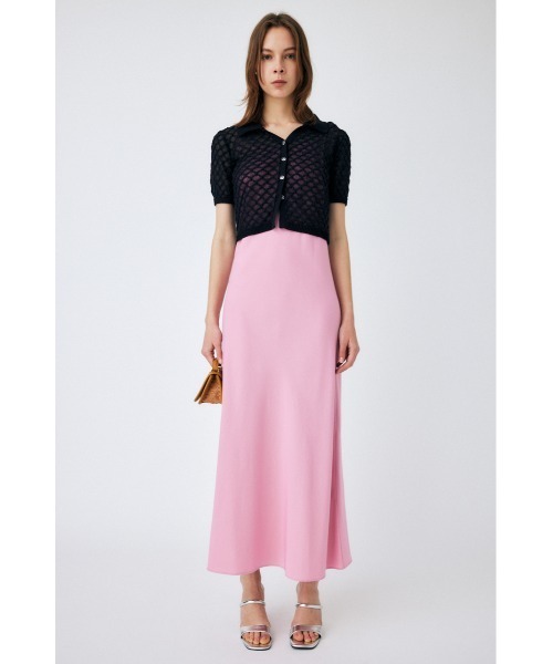 MOUSSY マウジー　OPENWORK KNIT ポロ MOUSSY（マウジー）の「OPENWORK KNIT ポロ（ニット/セーター