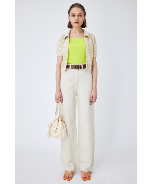 MOUSSY マウジー　OPENWORK KNIT ポロ MOUSSY（マウジー）の「OPENWORK KNIT ポロ（ニット/セーター