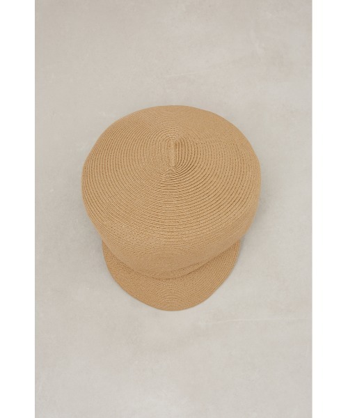 AZUL by moussy(アズールバイマウジー)の「METAL PARTS BLADE CASQUETTE/メタルパーツブレードキャスケット(キャップ・レディース・ブラック/ベージュ・FREE)」の14枚目の写真