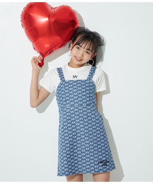 ANAP GiRL（アナップガール）の「R+Sモノグラムワンピース