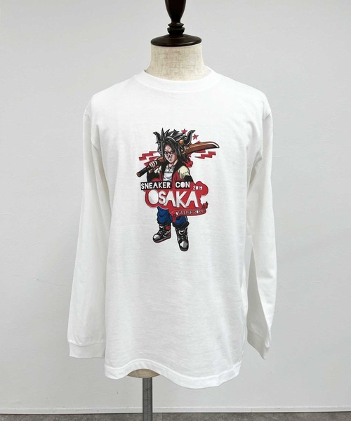 BULLISH(ブリッシュ)の「BULLISH ブリッシュ Sneaker Con 2019 大阪限定 プリント 長袖Tシャツ(Tシャツ/カットソー・メンズ・ブラック/ホワイト・L/M/XL/XXL/S)」の3枚目の写真