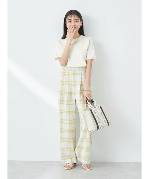 earth music&ecology（アースミュージックアンドエコロジー）の「ロゴテープミニトート（トートバッグ・レディース・ベージュ/ダークブルー/ライトブルー・FREE）」の12枚目の写真