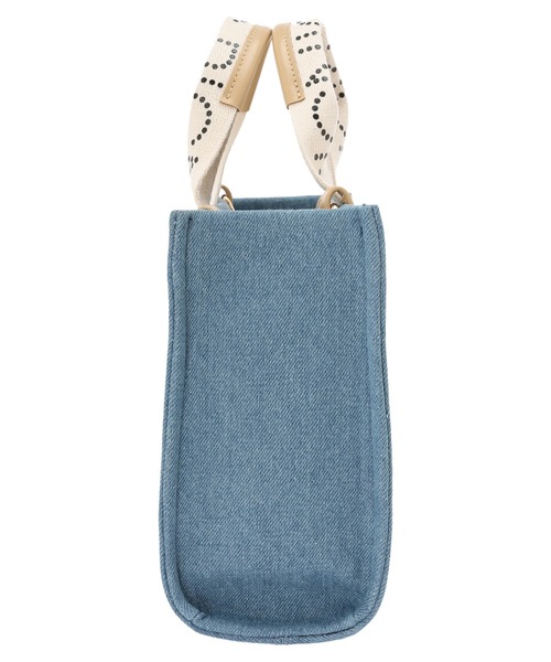 earth music&ecology（アースミュージックアンドエコロジー）の「ロゴテープミニトート（トートバッグ・レディース・ベージュ/ダークブルー/ライトブルー・FREE）」の18枚目の写真