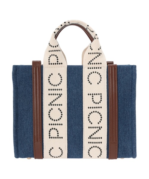 earth music&ecology（アースミュージックアンドエコロジー）の「ロゴテープミニトート（トートバッグ・レディース・ベージュ/ダークブルー/ライトブルー・FREE）」の16枚目の写真