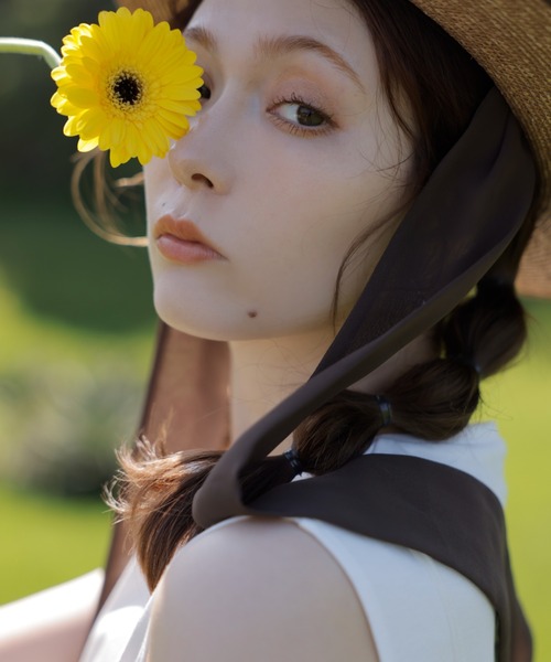 EIMY ISTOIRE(エイミーイストワール)の「チュールレイヤードカットトップス(Tシャツ/カットソー・レディース・ブラック/サックスブルー/ベージュ/ホワイト・FREE)」の15枚目の写真