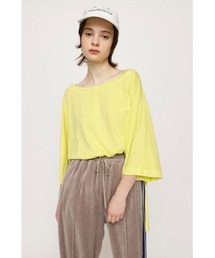 SLY | OFF SHOULDER BIG LOOSE T/SH オフショルダー ビッグサイズ オーバーサイズ ルーズ Tシャツ リラックス ゆる(Tシャツ/カットソー)