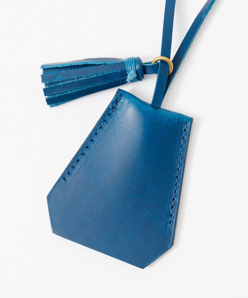 ◇【人気モデル】ブルーカラーレザーBAG30㎝未使用新品（キー＆クロシェット付） MASTER&Co（マスターアンドコー）の「【別注 MASTER&Co】タッセル付