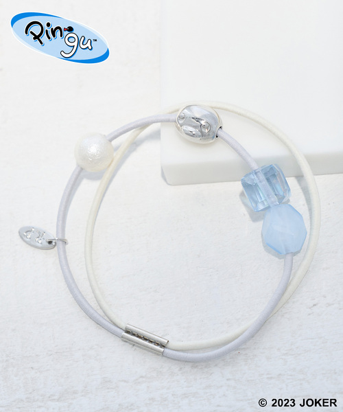 ROPE' PICNIC（ロペピクニック）の「【Pingu × ROPE' PICNIC】ポーチ付きフェイスMIXヘアポニー（ヘアゴム・レディース・グレー系その他/ブラック系その他・FREE）」の2枚目の写真