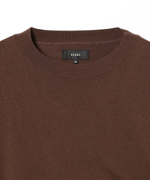 BEAMS(ビームス)の「BEAMS / 16ゲージ テック クルーネック ニット(ニット/セーター・メンズ・ブラック/ブラウン・S/M/L/XL)」の15枚目の写真