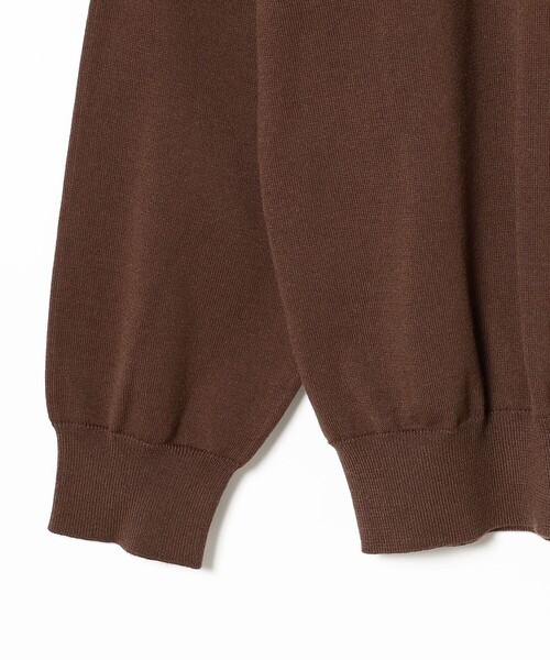 BEAMS(ビームス)の「BEAMS / 16ゲージ テック クルーネック ニット(ニット/セーター・メンズ・ブラック/ブラウン・S/M/L/XL)」の16枚目の写真