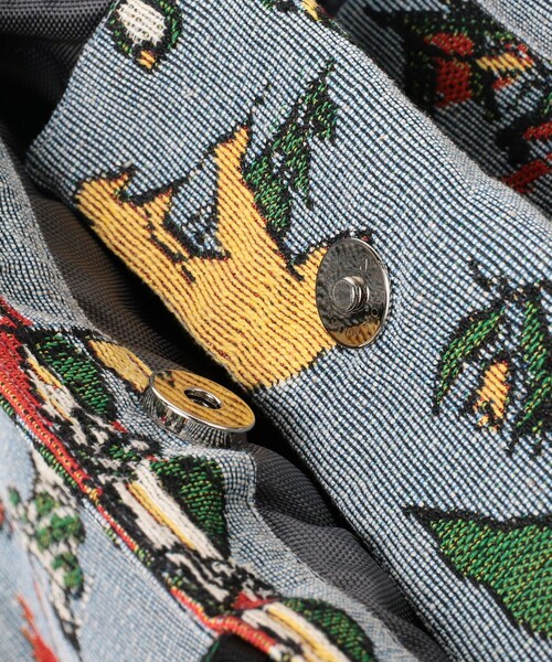 BEAMS BOY（ビームスボーイ）の「BINDU × BEAMS BOY / 別注 カレッジ バッグ（トートバッグ・レディース・ライトブルー・ONE SIZE）」の17枚目の写真