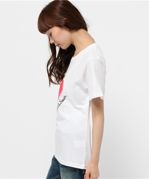 WEGO（ウィゴー）の「WEGO/フルーツＴシャツ（Tシャツ/カットソー・レディース・オフホワイト・FREE）」の3枚目の写真