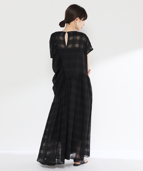 セール】【Heimkunft/ハイムクンフト】ギャザーシアー チェック