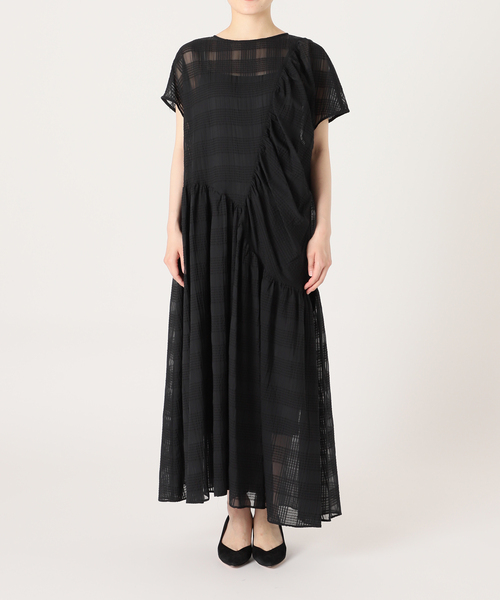 セール】【Heimkunft/ハイムクンフト】ギャザーシアー チェック