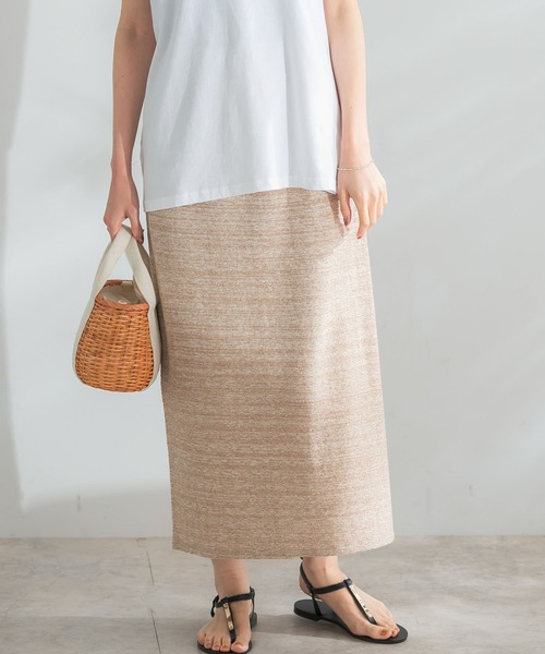 【セール】ランダムパイルスリットスカート（スカート）｜URBAN RESEARCH ROSSO WOMEN（アーバンリサーチ ロッソ）