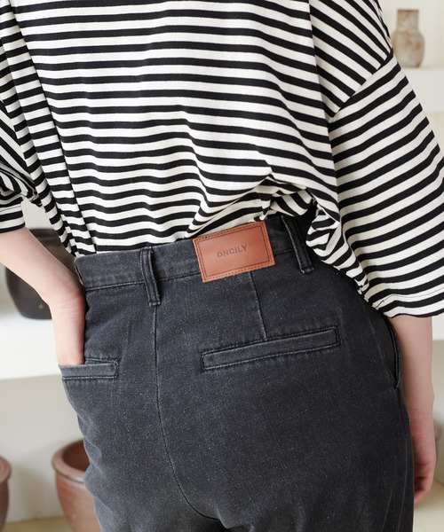 ONCILY(オンシェリー)の「FRINGE STRAIGHT DENIM PANTS / フリンジストレートデニムパンツ(デニムパンツ・メンズ・ライトブルー/ブラック/インディゴブルー・SMALL/MEDIUM/LARGE)」の21枚目の写真