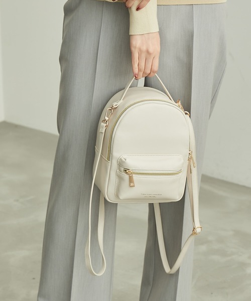 ROPE' PICNIC（ロペピクニック）の「ミニリュック＆ショルダーバッグ（バックパック/リュック・レディース・ブラック/キナリ・FREE）」の6枚目の写真