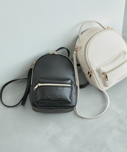 ROPE' PICNIC（ロペピクニック）の「ミニリュック＆ショルダーバッグ（バックパック/リュック・レディース・ブラック/キナリ・FREE）」の3枚目の写真