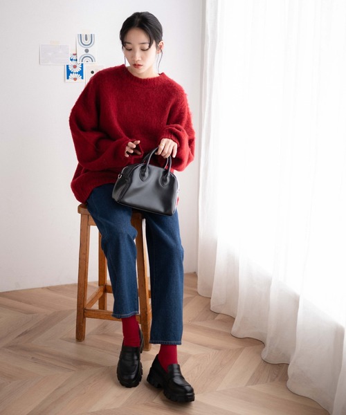 WEGO（ウィゴー）の「WEGO/チャンキーソールシューズ（ローファー・レディース・その他1/その他2/その他3/その他4・MEDIUM/LARGE）」の6枚目の写真