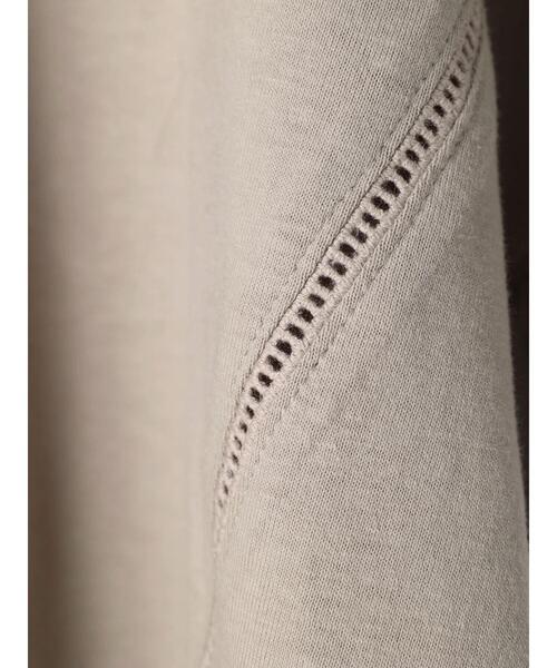 AMERICAN HOLIC（アメリカンホリック）の「ハシゴレースフリルカットプルオーバー（Tシャツ/カットソー・レディース・テラコッタ/グレイッシュベージュ/チャコールグレー・L/M）」の7枚目の写真