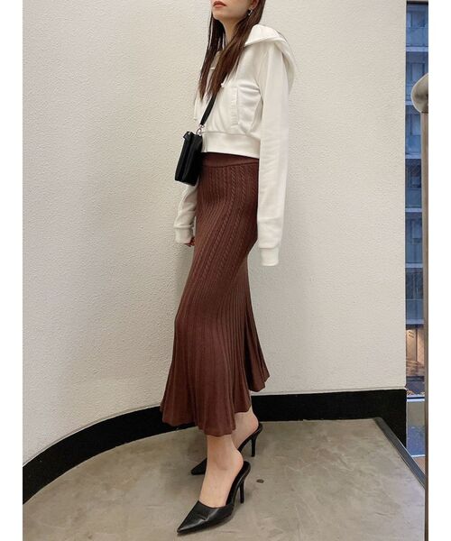 GYDA（ジェイダ）の「BASICショートパーカー（パーカー・レディース・ブラック/グレー/オフホワイト・FREE）」の14枚目の写真