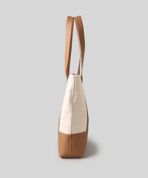 THE SHOP TK （ザ ショップ ティーケー ）の「◆【BOUO／防汚】キャンバストートバッグ（トートバッグ・メンズ・ダークブラウン/ブラック/オフホワイト・00）」の8枚目の写真