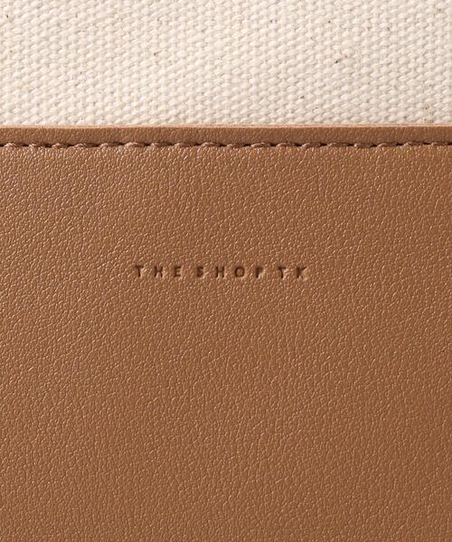 THE SHOP TK （ザ ショップ ティーケー ）の「◆【BOUO／防汚】キャンバストートバッグ（トートバッグ・メンズ・ダークブラウン/ブラック/オフホワイト・00）」の16枚目の写真