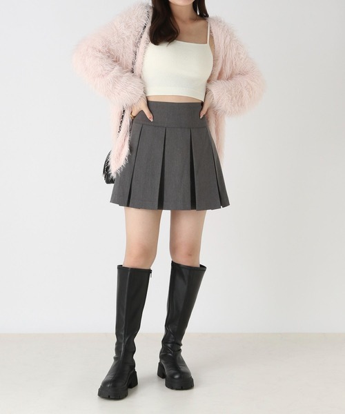 Heather(ヘザー)の「シャイニーシャギーカーディガン 973205(カーディガン/ボレロ・レディース・チャコールグレー/ベビーピンク/オフホワイト・FREE)」の20枚目の写真