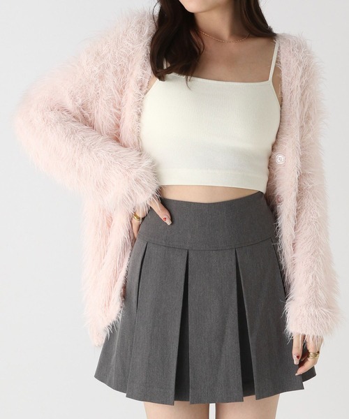 Heather(ヘザー)の「シャイニーシャギーカーディガン 973205(カーディガン/ボレロ・レディース・チャコールグレー/ベビーピンク/オフホワイト・FREE)」の22枚目の写真