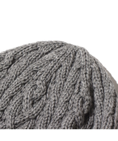 THE NORTH FACE（ザノースフェイス）の「THE NORTH FACE CABLE BEANIE / ザ・ノース・フェイス ケーブル ビーニー（ニットキャップ/ビーニー・メンズ・グレー/ネイビー/ブラウン/ブラック/オフホワイト・FREE）」の16枚目の写真