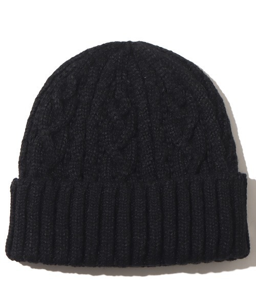 THE NORTH FACE（ザノースフェイス）の「THE NORTH FACE CABLE BEANIE / ザ・ノース・フェイス ケーブル ビーニー（ニットキャップ/ビーニー・メンズ・グレー/ネイビー/ブラウン/ブラック/オフホワイト・FREE）」の6枚目の写真