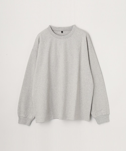 coca（coca）（コカ）の「【WEB限定セール】メンズヘビーウェイトオーバーロンT（Tシャツ/カットソー・メンズ・ホワイト/グレー/ブラック/ブルー/グレイッシュベージュ/ピンク・M/XL/L）」の3枚目の写真