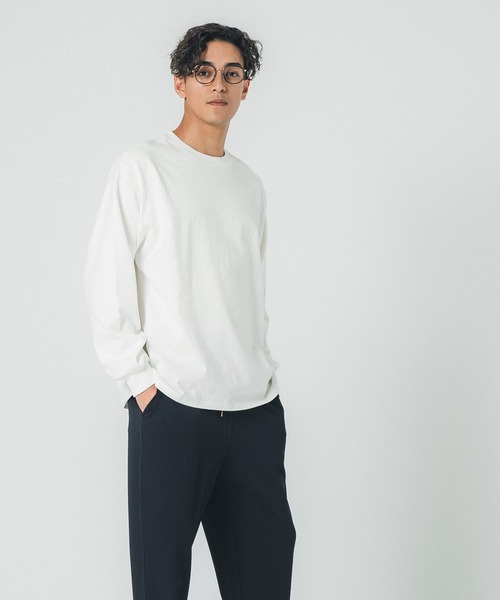 coca（coca）（コカ）の「【WEB限定セール】メンズヘビーウェイトオーバーロンT（Tシャツ/カットソー・メンズ・ホワイト/グレー/ブラック/ブルー/グレイッシュベージュ/ピンク・M/XL/L）」の7枚目の写真