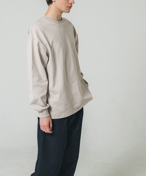 coca（coca）（コカ）の「【WEB限定セール】メンズヘビーウェイトオーバーロンT（Tシャツ/カットソー・メンズ・ホワイト/グレー/ブラック/ブルー/グレイッシュベージュ/ピンク・M/XL/L）」の11枚目の写真