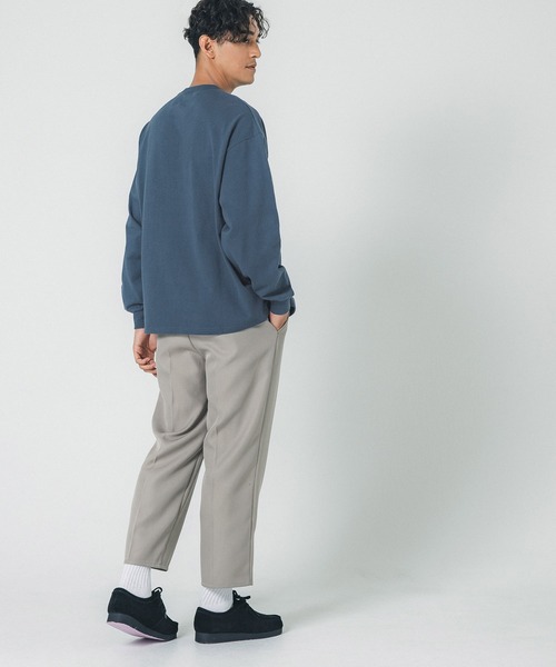 coca（coca）（コカ）の「【WEB限定セール】メンズヘビーウェイトオーバーロンT（Tシャツ/カットソー・メンズ・ホワイト/グレー/ブラック/ブルー/グレイッシュベージュ/ピンク・M/XL/L）」の13枚目の写真