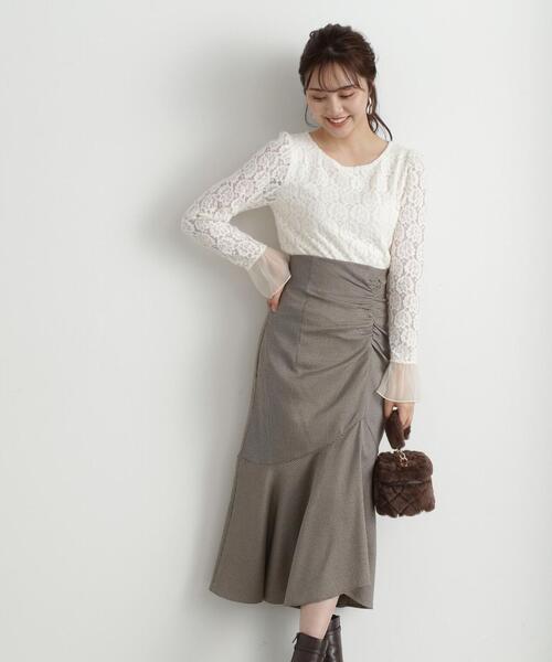 PROPORTION BODY DRESSING（プロポーションボディドレッシング）の「レースカットソー / 1213260803（Tシャツ/カットソー・レディース・ブラック/ホワイト系その他・FREE）」の11枚目の写真