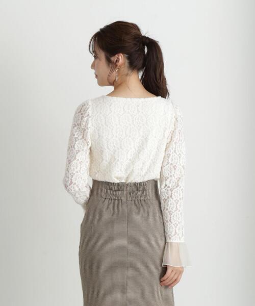 PROPORTION BODY DRESSING（プロポーションボディドレッシング）の「レースカットソー / 1213260803（Tシャツ/カットソー・レディース・ブラック/ホワイト系その他・FREE）」の13枚目の写真