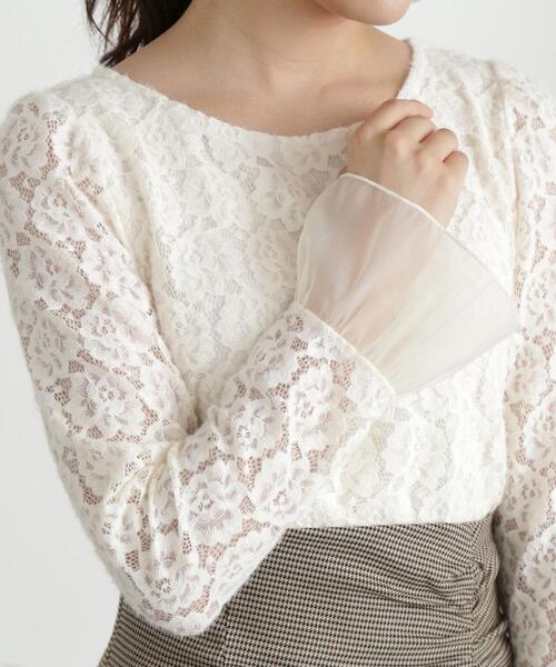 PROPORTION BODY DRESSING（プロポーションボディドレッシング）の「レースカットソー / 1213260803（Tシャツ/カットソー・レディース・ブラック/ホワイト系その他・FREE）」の14枚目の写真