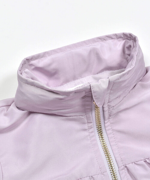 SLAP SLIP（スラップスリップ）の「ティアード切替フード収納付きジャケット(80~130cm)（ブルゾン・キッズ・パープル/ピンク系その他・90cm/130cm/120cm/100cm/110cm/80ｃｍ）」の7枚目の写真
