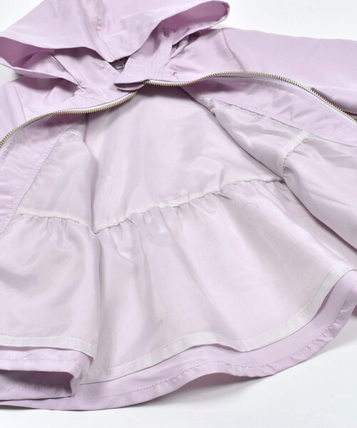 SLAP SLIP（スラップスリップ）の「ティアード切替フード収納付きジャケット(80~130cm)（ブルゾン・キッズ・パープル/ピンク系その他・90cm/130cm/120cm/100cm/110cm/80ｃｍ）」の12枚目の写真