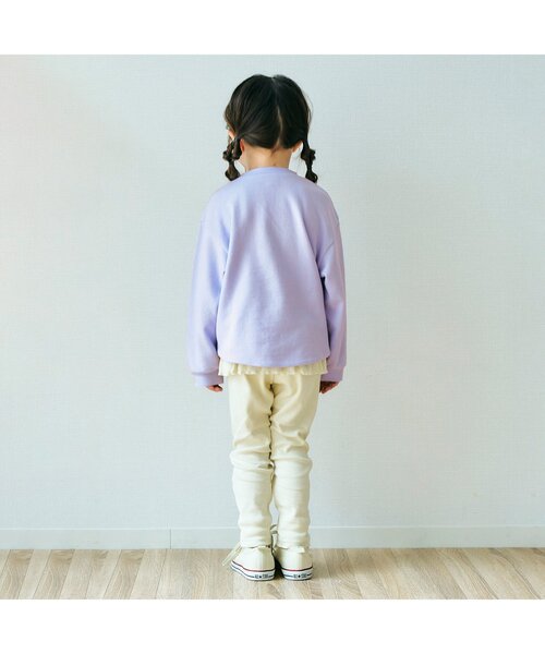 apres les cours（アプレレクール）の「バラエティモチーフTシャツ（Tシャツ/カットソー・キッズ・ブラウン/レインボー/ベージュ/ラベンダー・110/130/90/120/80/100）」の6枚目の写真