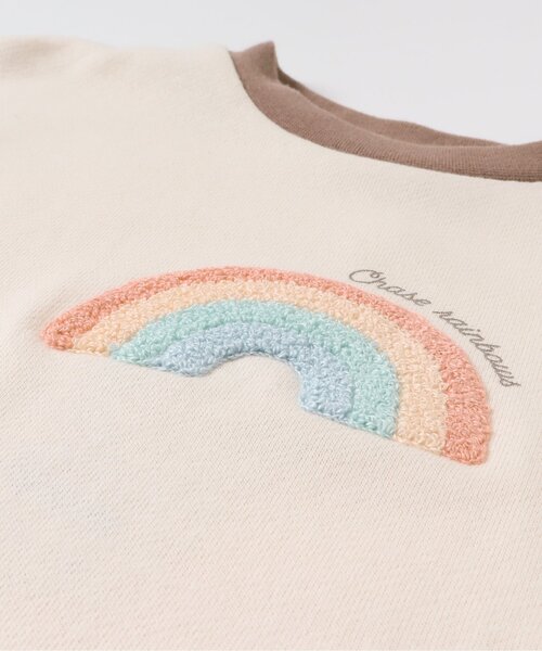 apres les cours（アプレレクール）の「バラエティモチーフTシャツ（Tシャツ/カットソー・キッズ・ブラウン/レインボー/ベージュ/ラベンダー・110/130/90/120/80/100）」の15枚目の写真