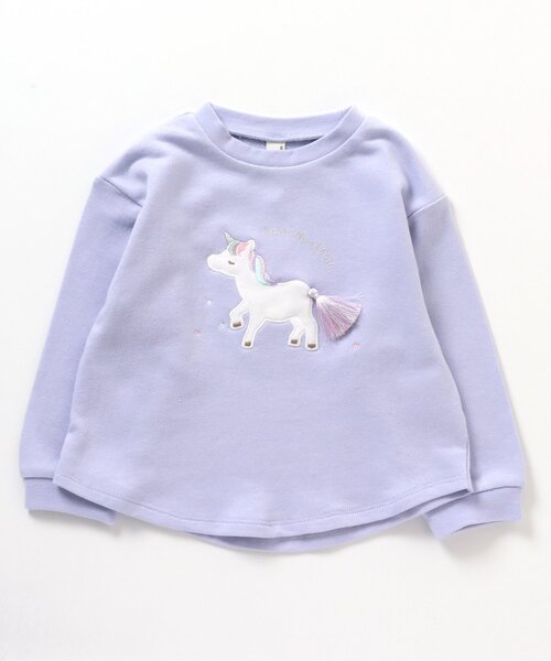 apres les cours（アプレレクール）の「バラエティモチーフTシャツ（Tシャツ/カットソー・キッズ・ブラウン/レインボー/ベージュ/ラベンダー・110/130/90/120/80/100）」の18枚目の写真