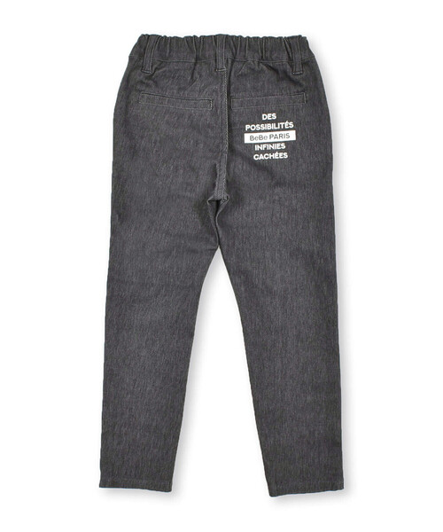 BeBe（ベベ）の「ツイルニットバックロゴプリントパンツ(90～150cm)（その他パンツ・キッズ・ブラック・150cm/110cm/120cm/140cm/130cm/90cm/100cm）」の9枚目の写真