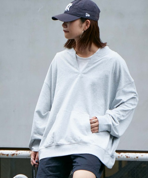 GUNZE(グンゼ)の「■【GUNZE】配色ステッチコンフォータブルスキッパースウェット(スウェット・メンズ・サックスブルー/グレー/アイボリー/ネイビー・X-LARGE/MEDIUM/LARGE)」の20枚目の写真