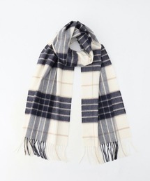 Johnstons of Elgin(ジョンストンズオブエルガン)の【Johnstons of Elgin / ジョンストンズ オブ エルガン】中判タータンチェック/カシミヤプレーンストール(ストール/ショール)