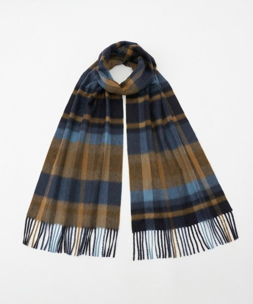 Johnstons of Elgin（ジョンストンズオブエルガン）の「【Johnstons of Elgin / ジョンストンズ オブ エルガン】中判タータンチェック/カシミヤプレーンストール（ストール/ショール・レディース・ホワイト系その他/ベージュ/グリーン系その他/ブルー系その他/グレー/ダークブラウン/ダークグレー/グリーン/ブラウン系その他/ブラック系その他/グレー系その他/ホワイト系その他2/グリーン系その他2/グレー系その他3/ダークネイビー/レッド系その他/オレンジ系/グレー系その他2/ブラック/ブラック×グリーン/ブルー系その他2/チャコールグレー/ブラウン系その他2・00）」の14枚目の写真